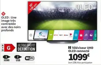 Conforama Téléviseur UHD OLED connecté offre