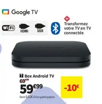 Conforama Box Android TV offre