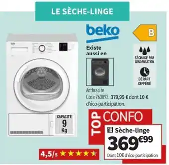 Conforama Sèche-linge offre