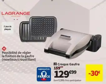 Conforama Croque Gaufre offre