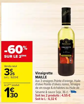 Carrefour Vinaigrette MAILLE offre