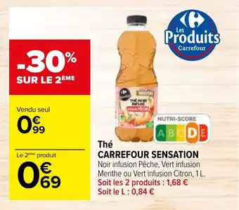 Carrefour Thé CARREFOUR SENSATION offre