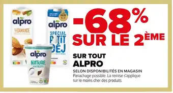 Carrefour SUR TOUT ALPRO offre