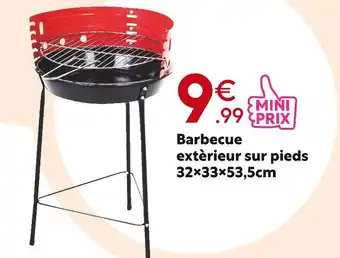 Maxi Bazar Barbecue extèrieur sur pieds offre