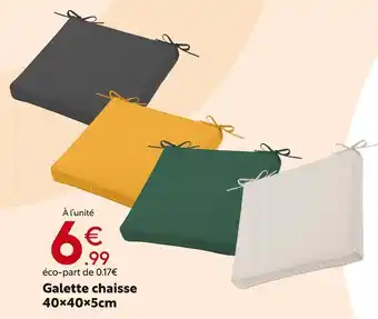 Maxi Bazar Galette chaisse offre