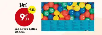 Maxi Bazar Sac de 100 balles offre