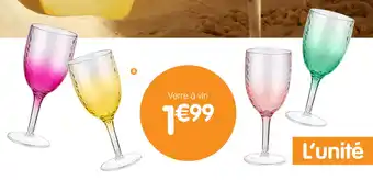 b&m Verre à vin offre