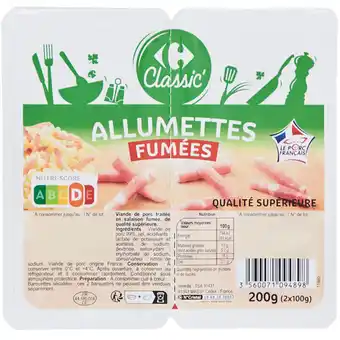 Carrefour CARREFOUR CLASSIC' Allumettes offre