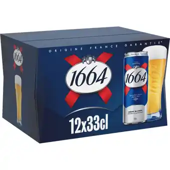 Carrefour 1664 Bière blonde offre