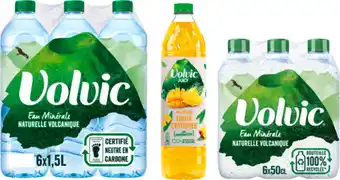 Carrefour VOLVIC SUR TOUS LES PACKS D'EAU NATURE ET BOUTEILLES AROMATISÉES offre