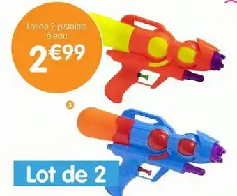 b&m Lot de 2 pistolets à eau offre