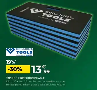 Feu Vert Tapis de protection pliable offre