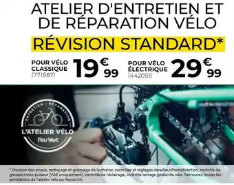 Feu Vert La révision standard offre