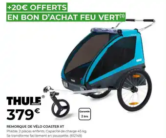 Feu Vert Thule remorque de vélo coaster xt offre