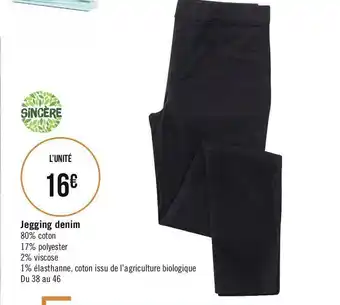 Jegging denim