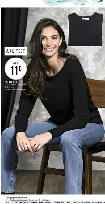 Arkitect pull col rond