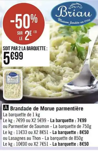 Brandade de morue parmentière