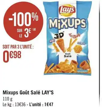 Lay’s mixups goût salé