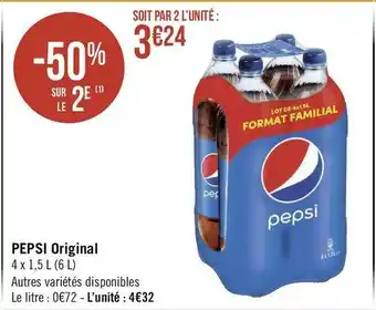 Géant Casino Pepsi pepsi original offre