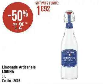 Géant Casino Lorina limonade artisanale offre
