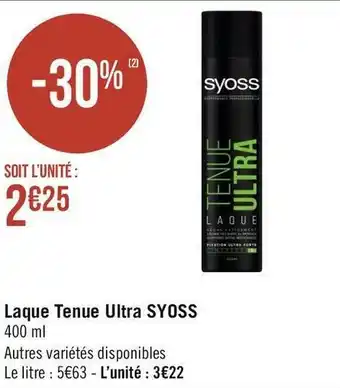 Géant Casino Laque tenue ultra offre