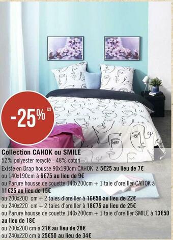 Géant Casino Sincère bon plan sur la collection cahok ou smile offre