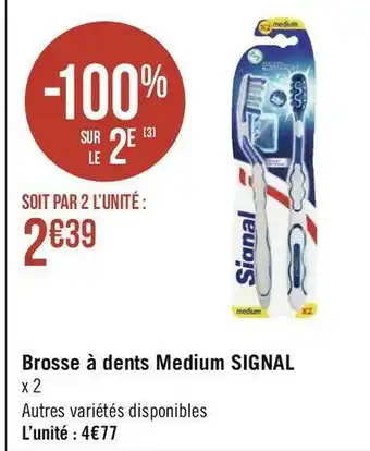 Signal brosse à dents medium