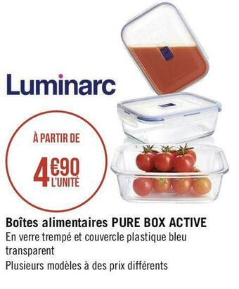Luminarc boîtes alimentaires pure box active