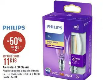 Ampoules led classic