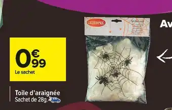 Carrefour Market Goodmark toile d’araignée offre