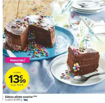 Carrefour Market Gâteau piñata surprise offre