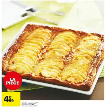 Carrefour Market Tarte fine aux pommes offre