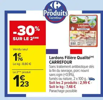 Carrefour Market Filière qualité carrefour lardons filière qualité offre