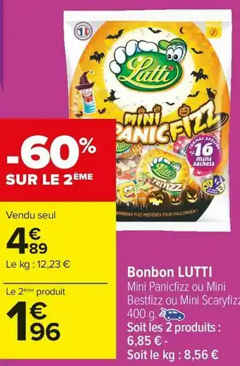 Carrefour Market Lutti bonbon offre