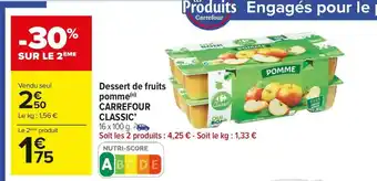 Carrefour Market Carrefour dessert de fruits pomme classic’ offre