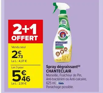 Carrefour Market Chanteclair spray dégraissant offre
