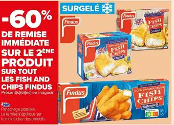 Carrefour Market Findus bon plan sur tout les fish and chips findus offre