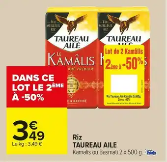 Carrefour Market Taureau ailé riz offre