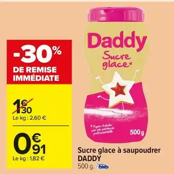 Carrefour Market Daddy sucre glace à saupoudrer offre