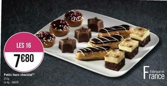 Géant Casino Petits fours chocolat offre