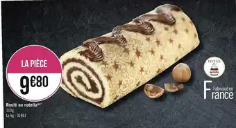 Géant Casino Roulé au nutella offre