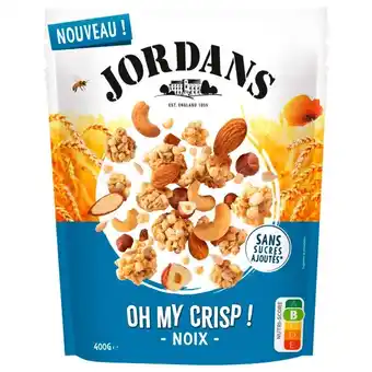 Auchan Céréales Oh My Crisp Noix Jordans offre