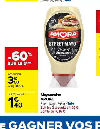 Carrefour Mayonnaise AMORA offre