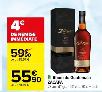 Carrefour Rhum du Guatemala offre