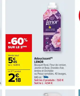 Carrefour Adoucissant (d) LENOR offre