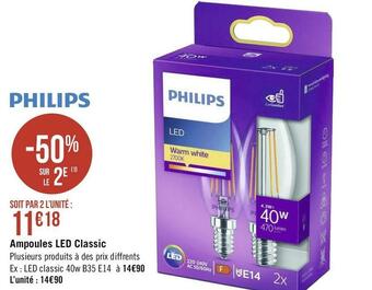 Géant Casino Ampoules led classic offre