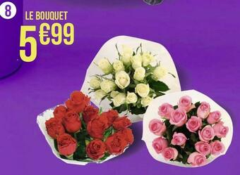 Géant Casino Bouquet de 12 roses offre