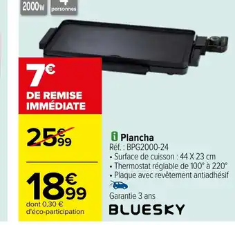 Carrefour Plancha offre