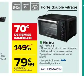 Carrefour Mini four offre