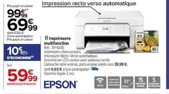Carrefour Imprimante multifonction offre